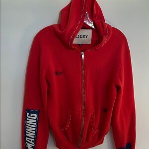 Riley vintage 1880 zip up hoodie size extra small